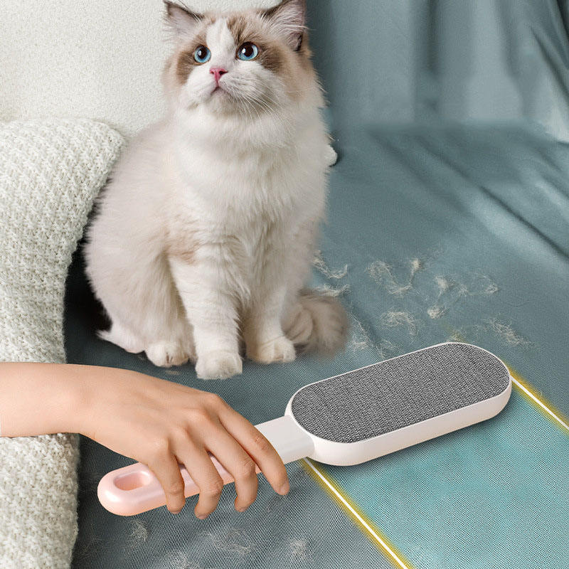 Double-Sided Pet Hair Remover for Clothes, Furniture, and Cars