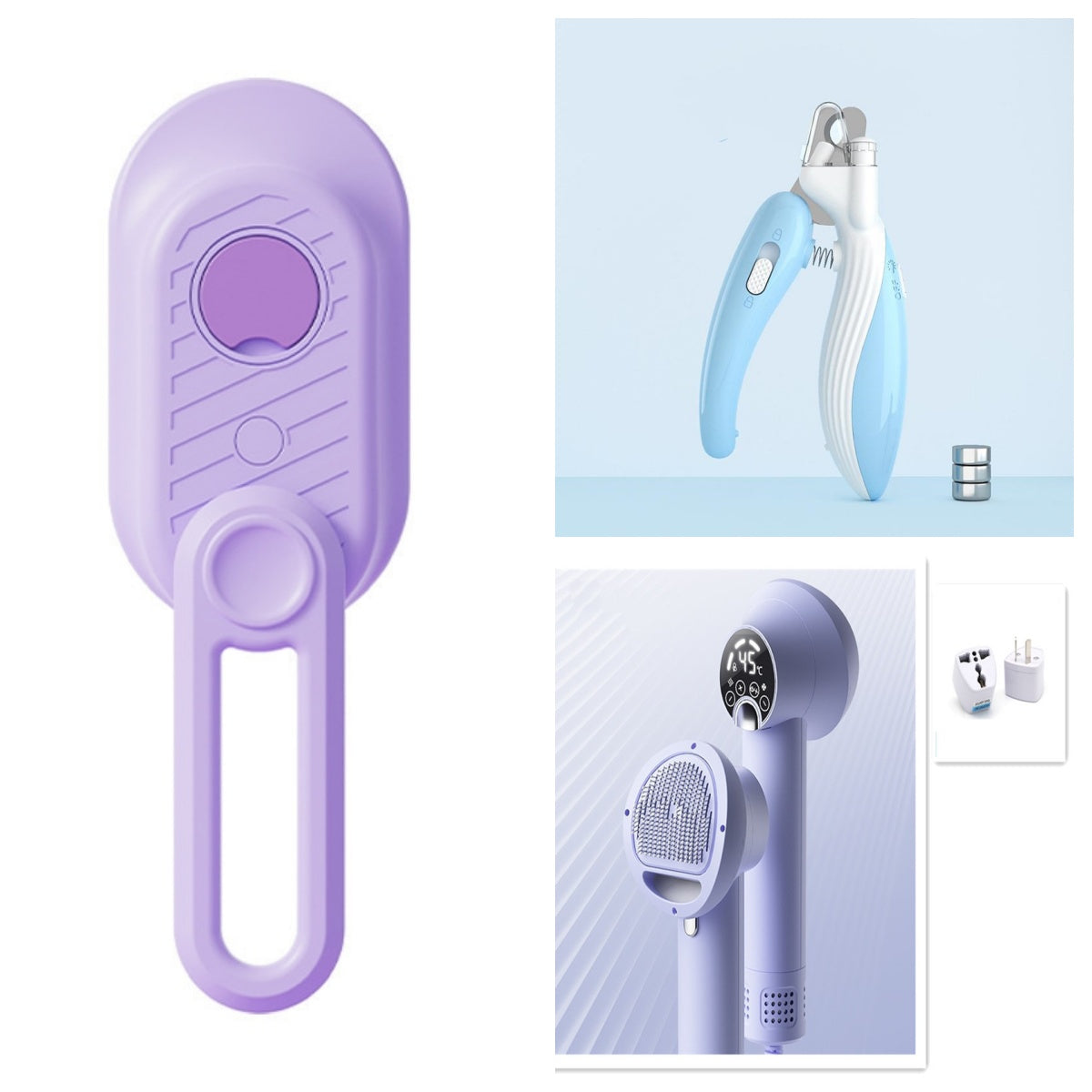 Bright-Light Pet Nail Clippers for Easy, Gentle Grooming Anytime