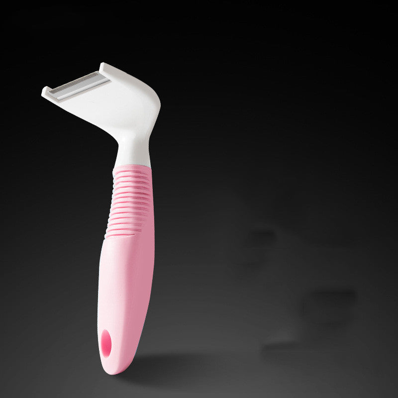 Easy Fur-Removal Shell Brush for Cleaner Pets and Homes