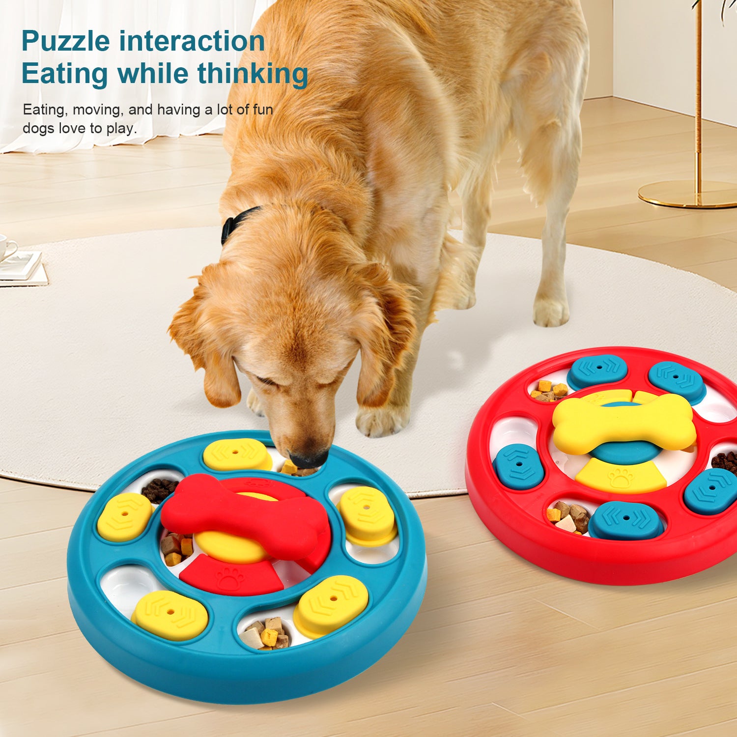 Leak‑Proof Interactive Feeding Puzzle – Smart Slow‑Feeder Toy for Dogs & Puppies