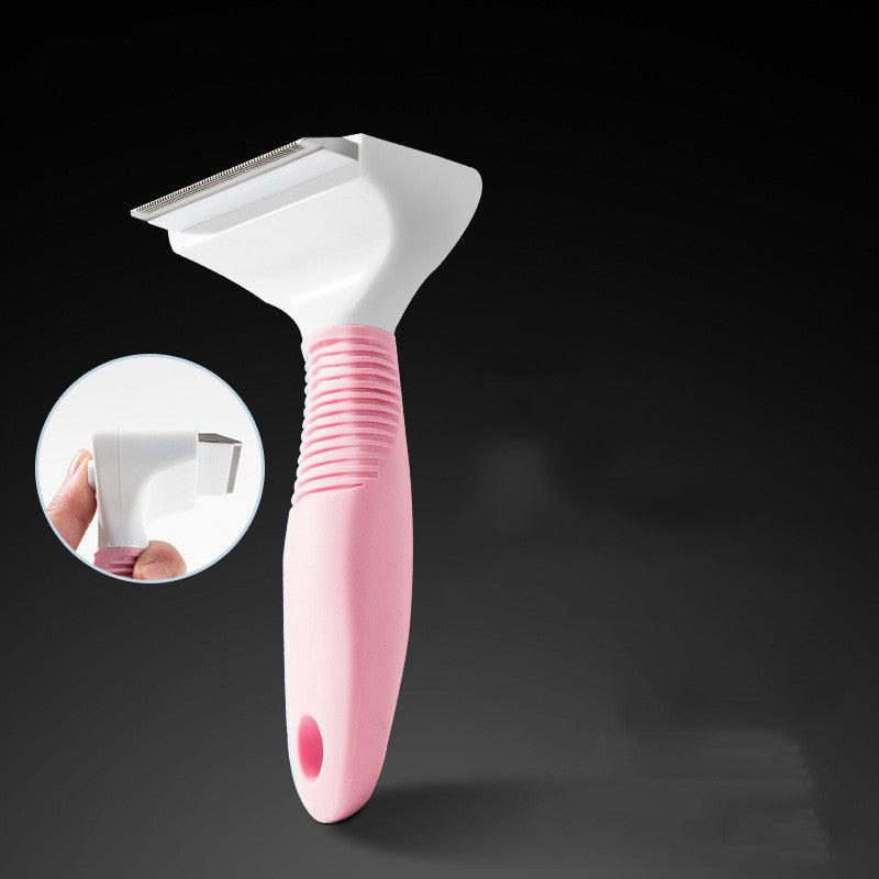 Easy Fur-Removal Shell Brush for Cleaner Pets and Homes