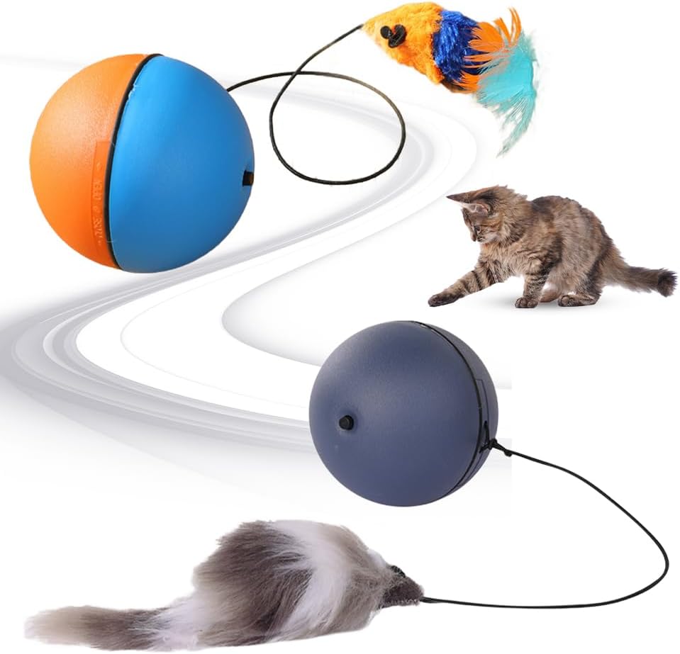Motion-Activated Rolling Ball for Cats