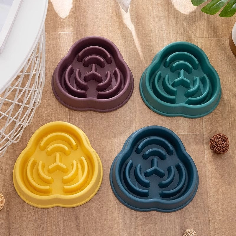 Slow-Feeding Dog Bowl for Safe, Healthy, Calm Mealtime