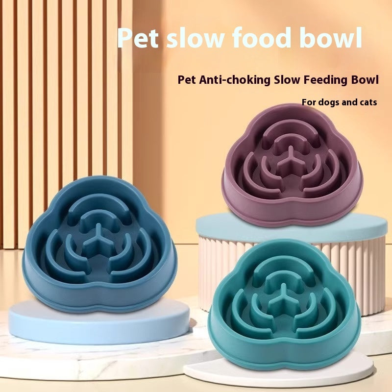 Slow-Feeding Dog Bowl for Safe, Healthy, Calm Mealtime