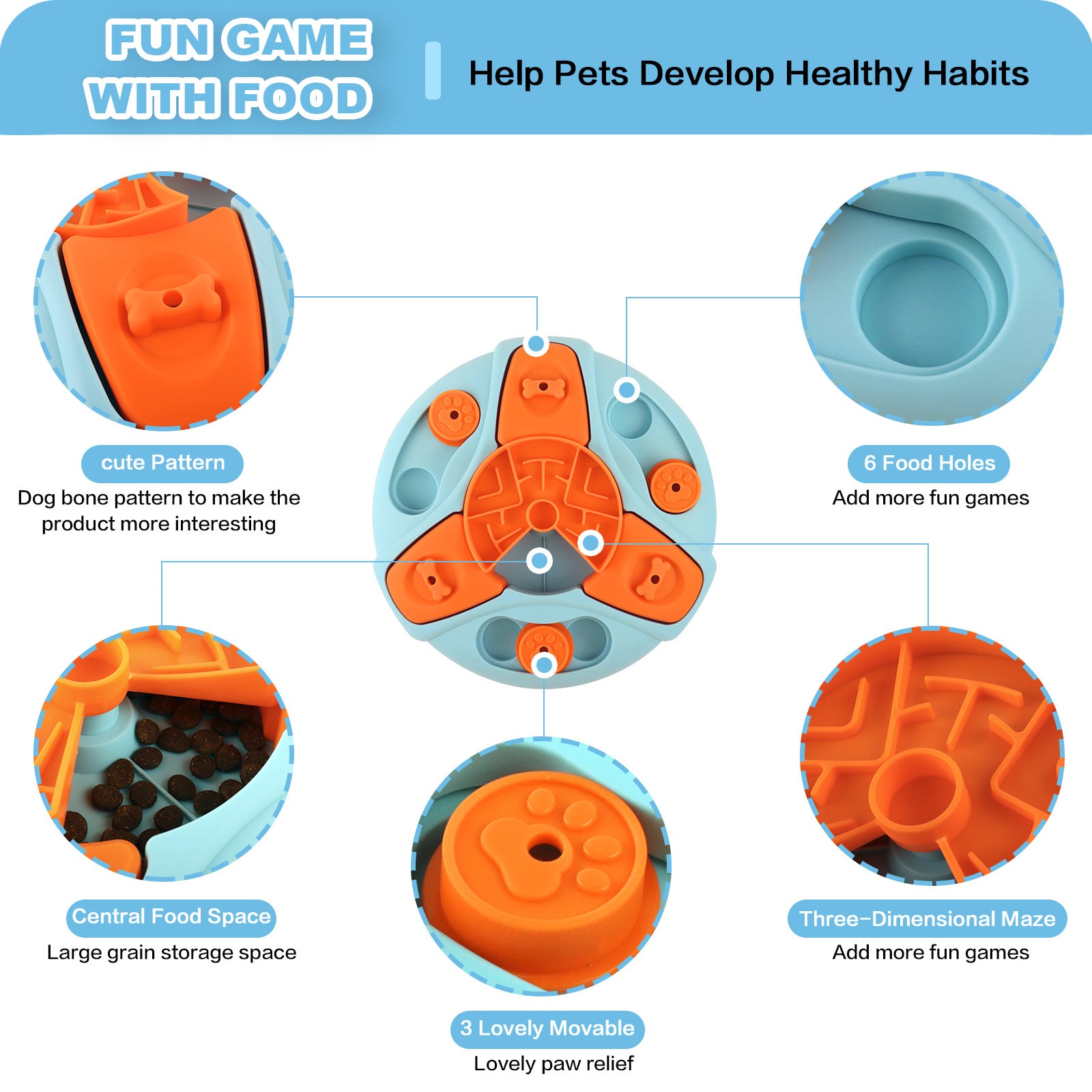 Dog Puzzle Slow Feeder