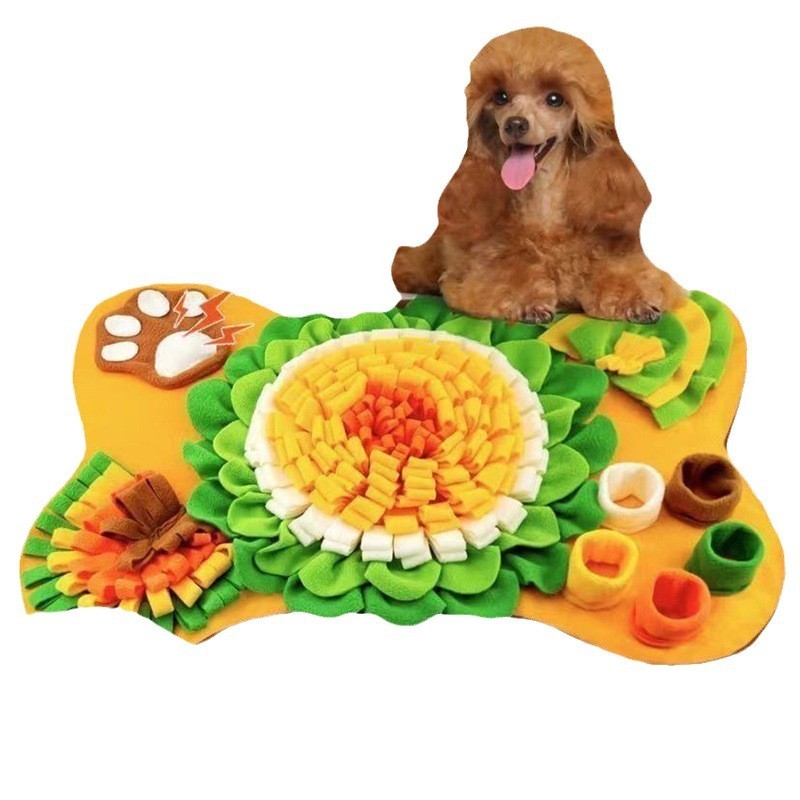 Interactive Dog Foraging Snuffle Mat – Slow Feeding & Mental Enrichment for Happier Pets