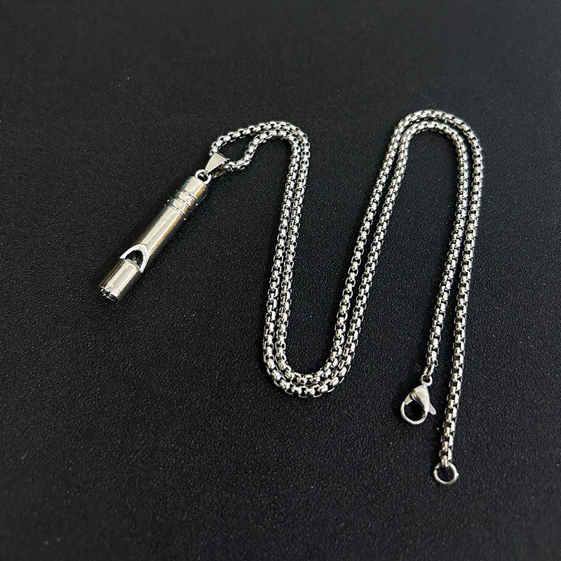 Titanium Dog Whistle Keychain