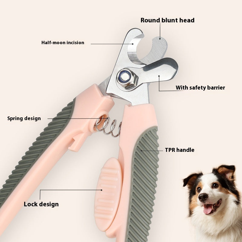 Pet Nail Clipper with Safety Guard