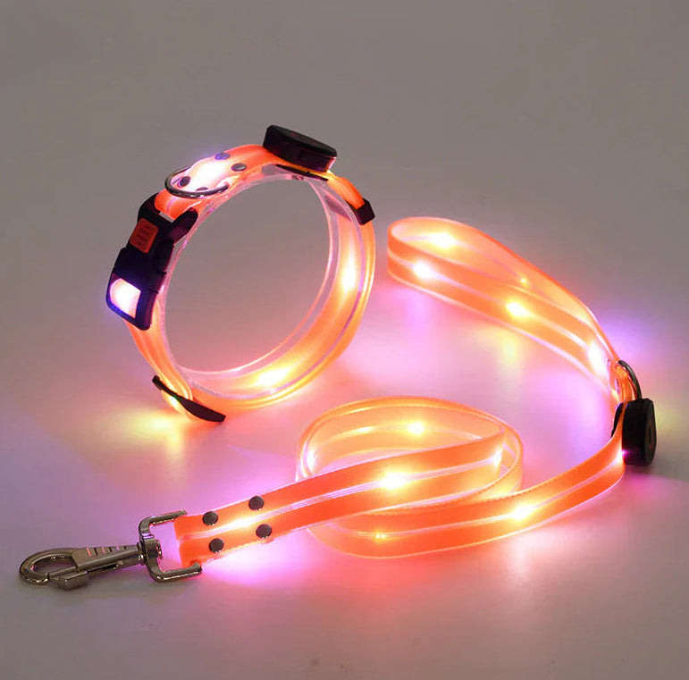 LED Rechargeable Dog Collar